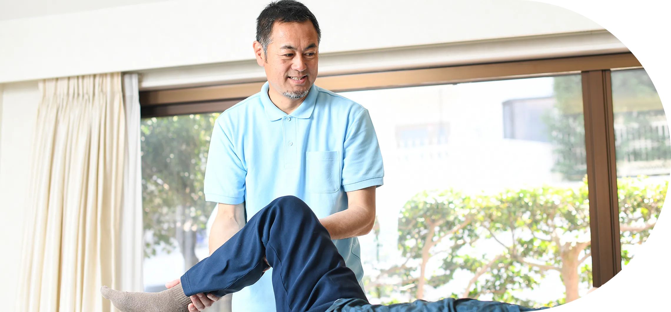 訪問施術メニューページのページイメージ